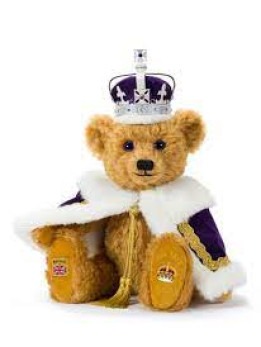 Merrythought KING CHARLES III CORONATION COMMEMORATIVE TEDDY BEAR